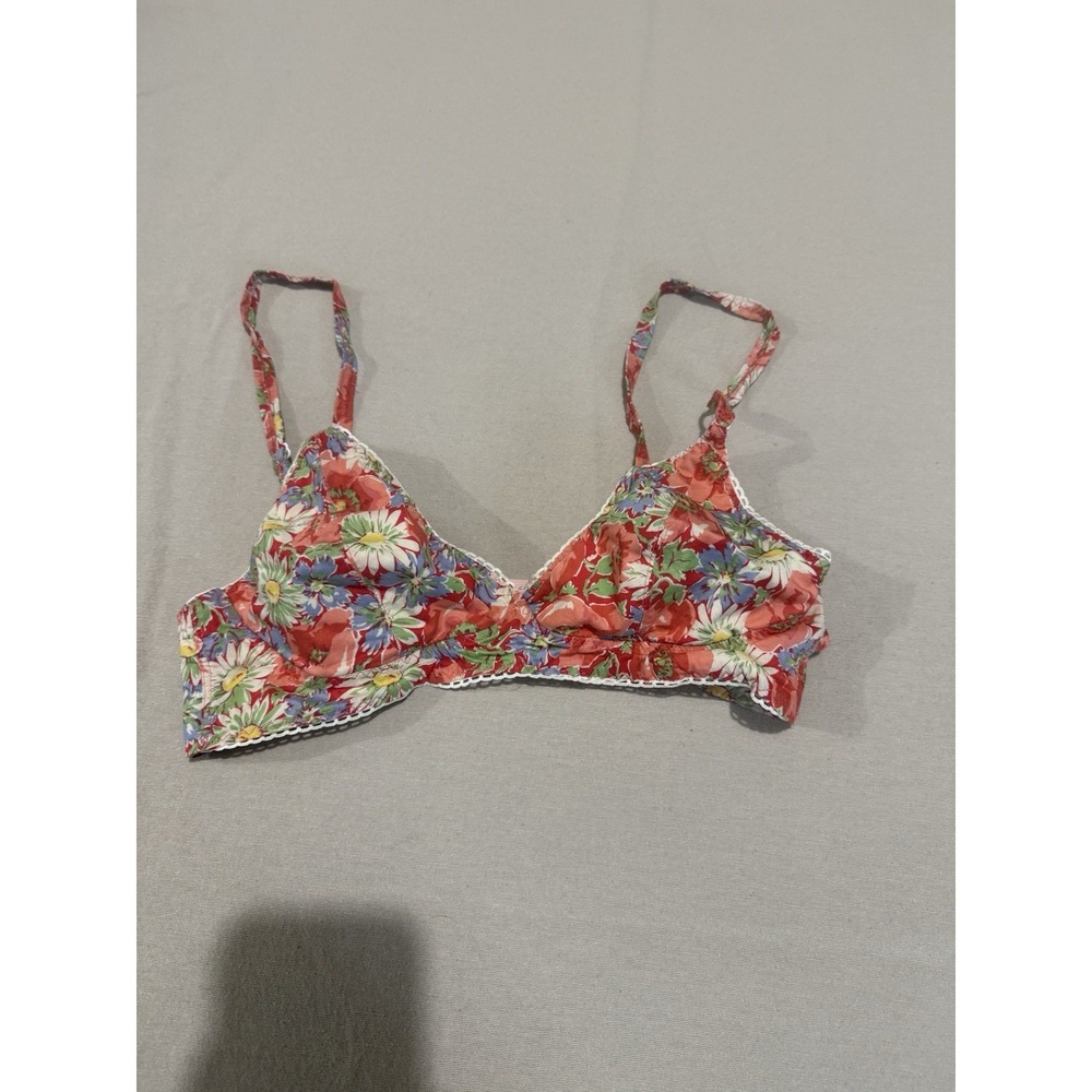 Handmade Vintage Looking Women's Cottage Core‎ Festival Bra Size M
